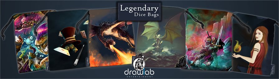 Legendary Dice Bags live on Gamefound- PLEDGE MANAGER GUIDE