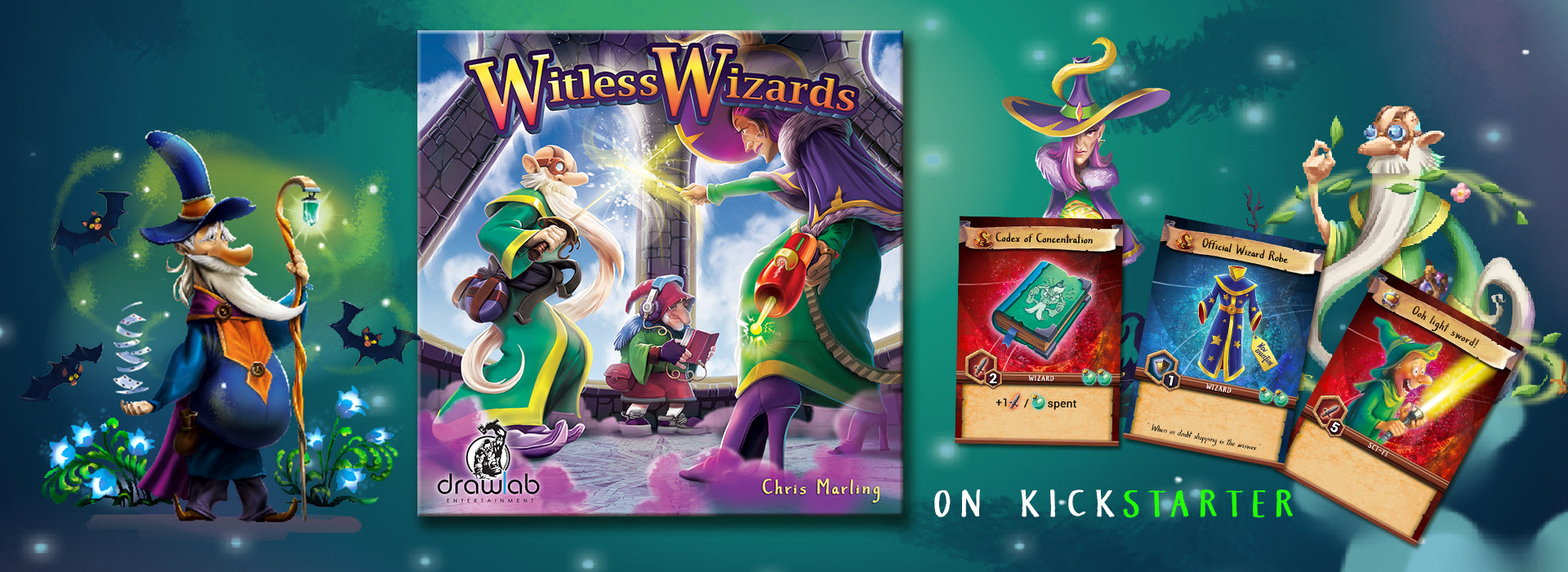 Witless Wizards is now live on Kickstarter
