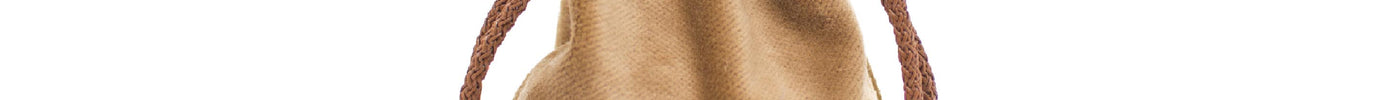 Beige Velvet Pouch