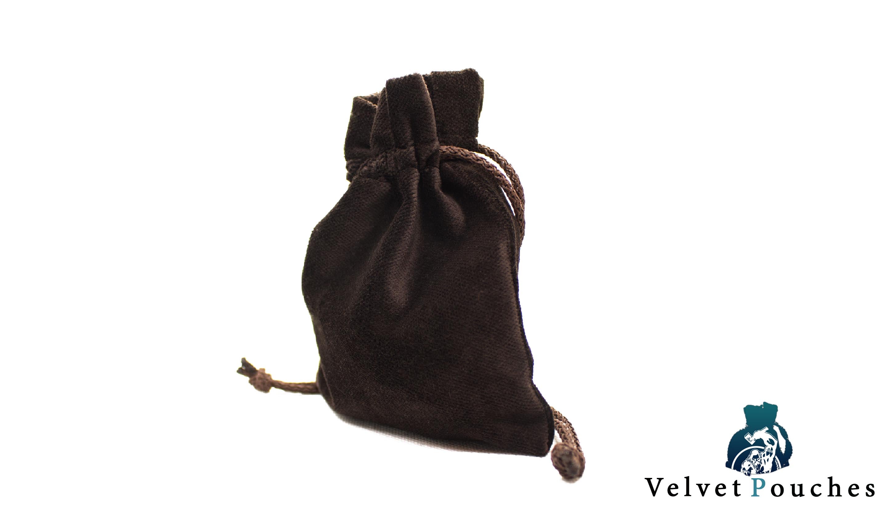 Brown Velvet Pouch