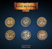 Greek Mythology Metal Coin Set
