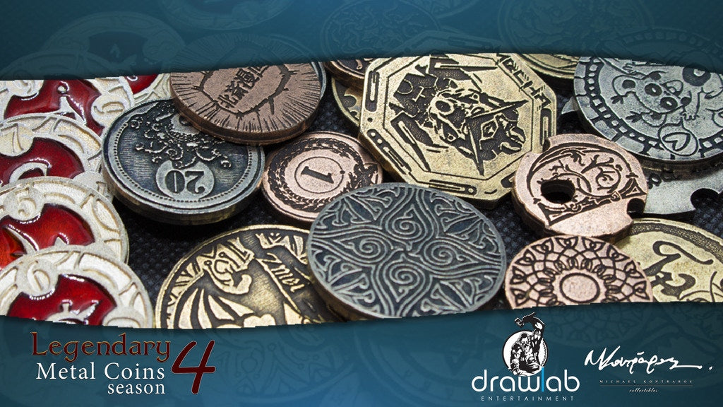 Legendary Metal Coins Season 4 live on Kickstarter