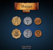 Manga Coin Set