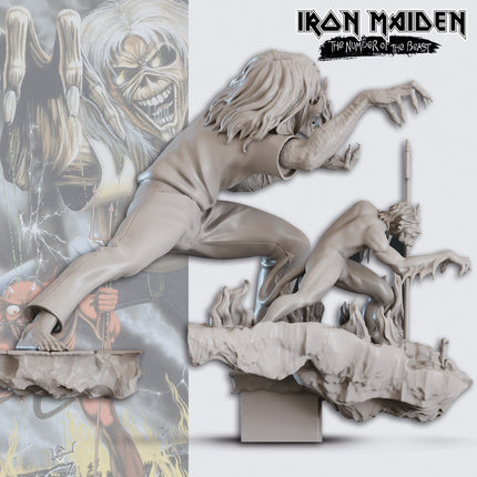 The Number of the Beast miniature - 75mm