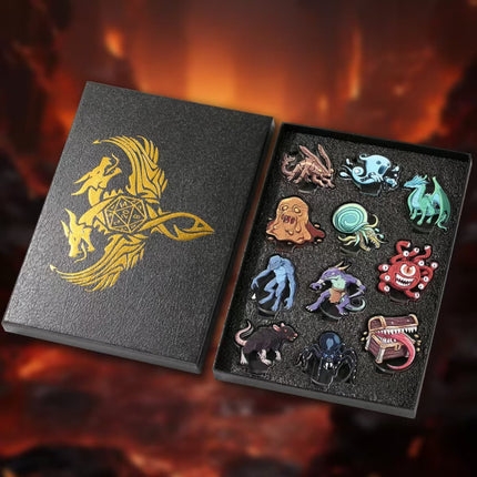 Acryllic Monster Tokens for TTRPGs