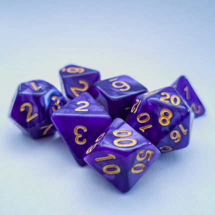 Purple Flow Dice Set