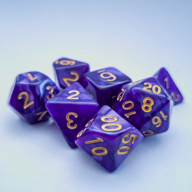 Purple Flow Dice Set