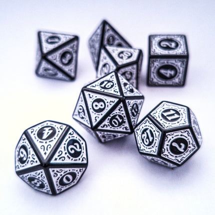 White Quest Dice Set