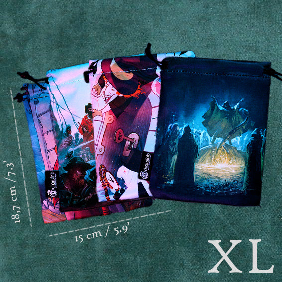 Extra Large "The Dragon Whisperer" Dice Bag