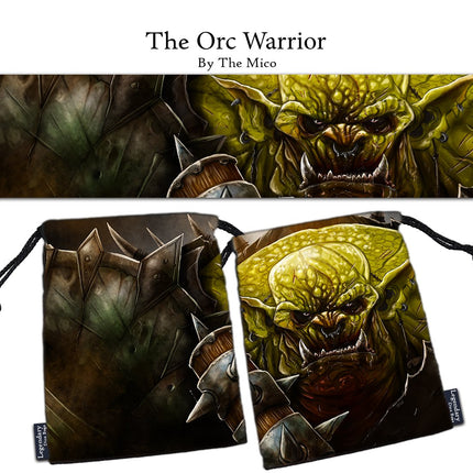 Extra Large "The Orc Warrior" Dice Bag
