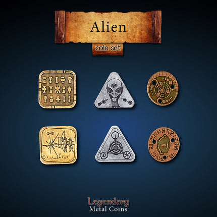 Alien Coin Set