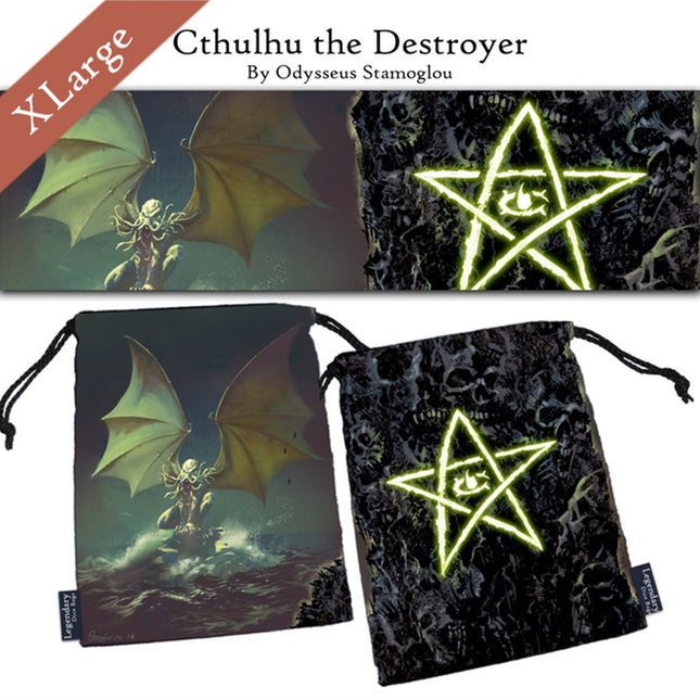 Extra Large "Cthulhu The Destroyer" Dice Bag