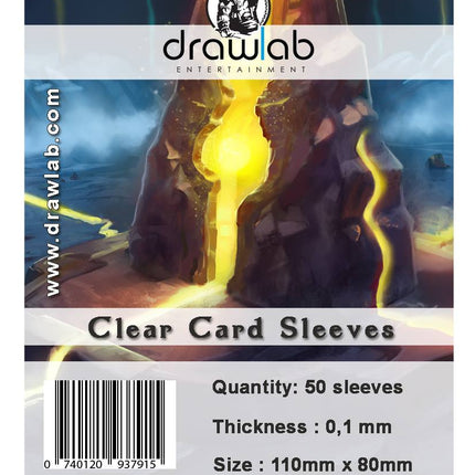Clear Card Sleeves 110mm x 80mm