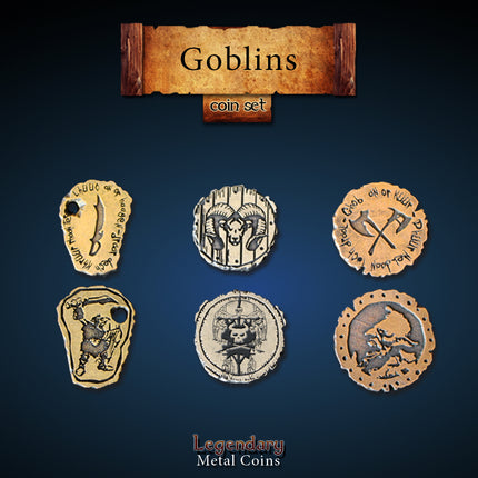 Goblin Metal Coin Set