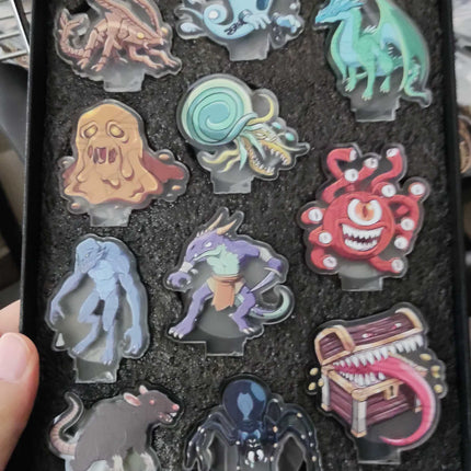 Acryllic Monster Tokens for TTRPGs