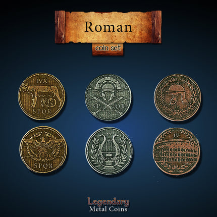 Roman Set-Legendary Metal Coins