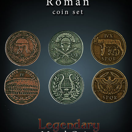 Roman Set-Legendary Metal Coins