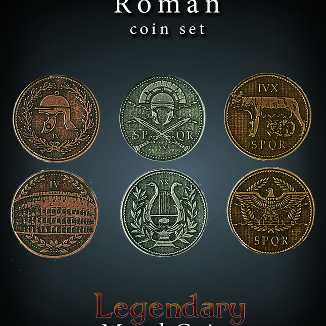 Roman Set-Legendary Metal Coins