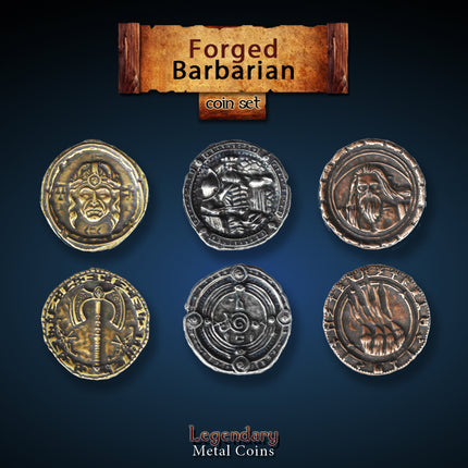 Forged Barbarian Coin Set