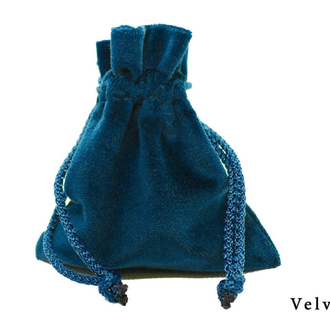 Blue Velvet Pouch