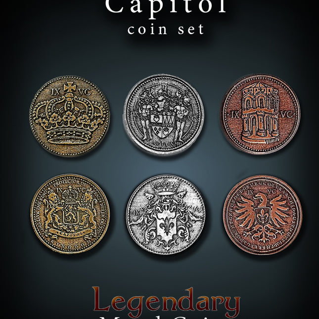 Capitol Set -Legendary Metal Coins