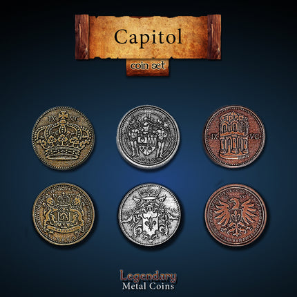 Capitol Set -Legendary Metal Coins
