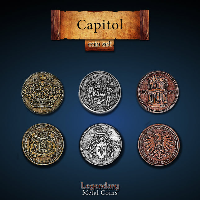 Capitol Set -Legendary Metal Coins