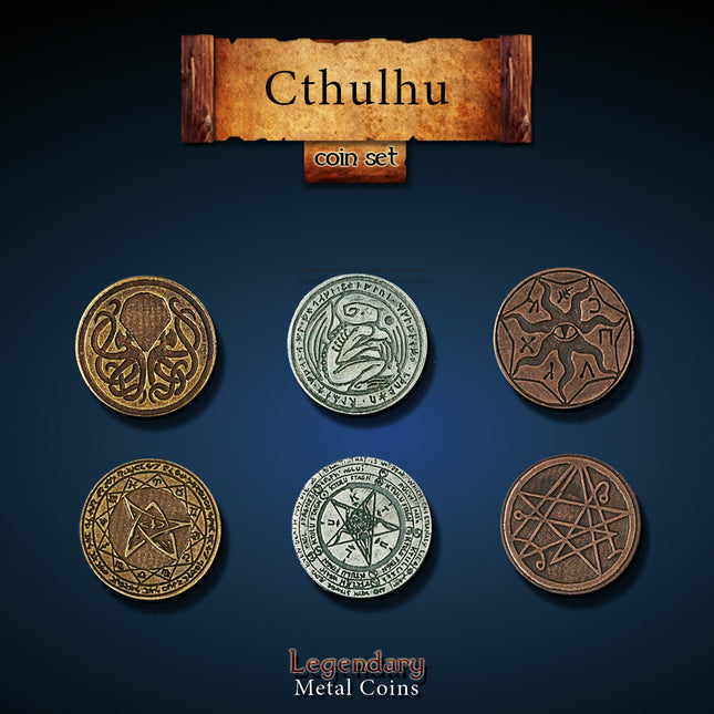 Cthulhu Set-Legendary Metal Coins