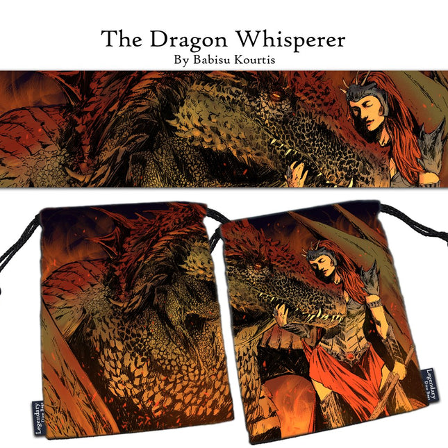 Extra Large "The Dragon Whisperer" Dice Bag