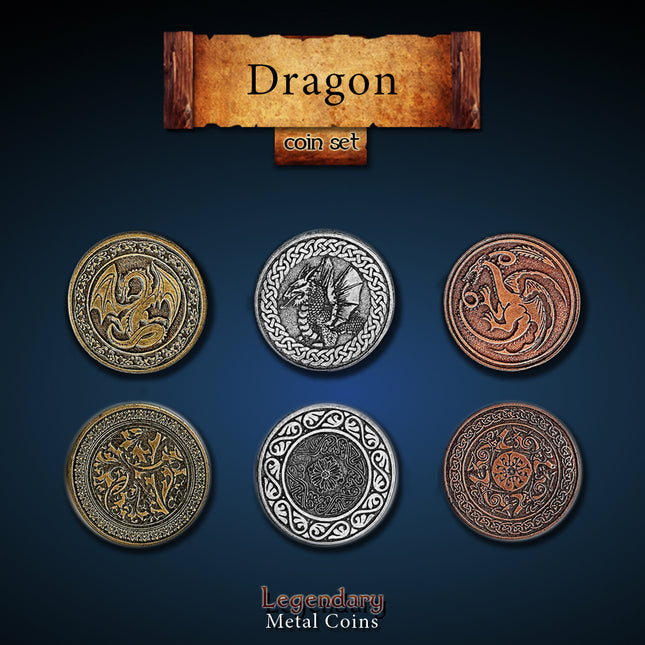 Dragon Set -Legendary Metal Coins