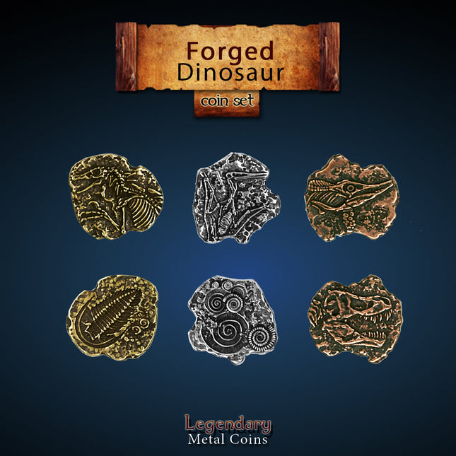 Forged Dinosaur Coin Set