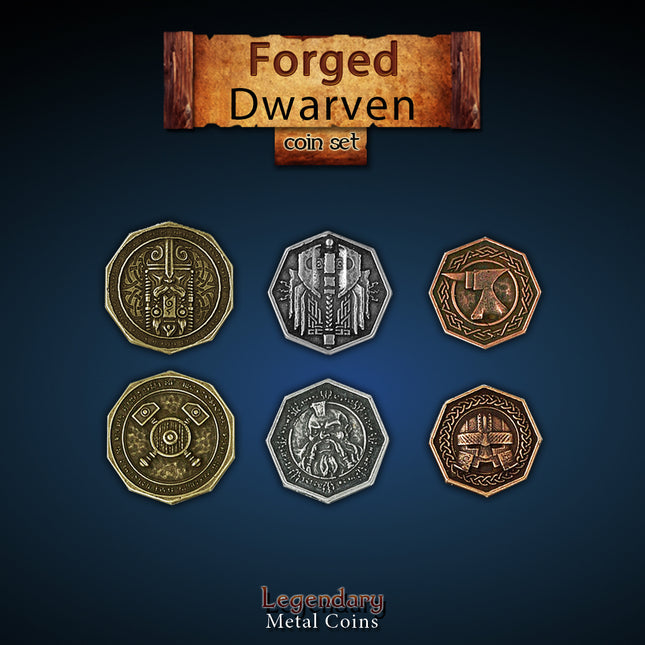 Forged Dwarven Coin Set