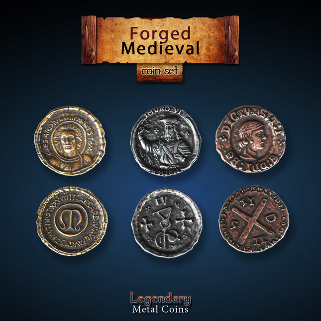 Forged Medieval Coin Set