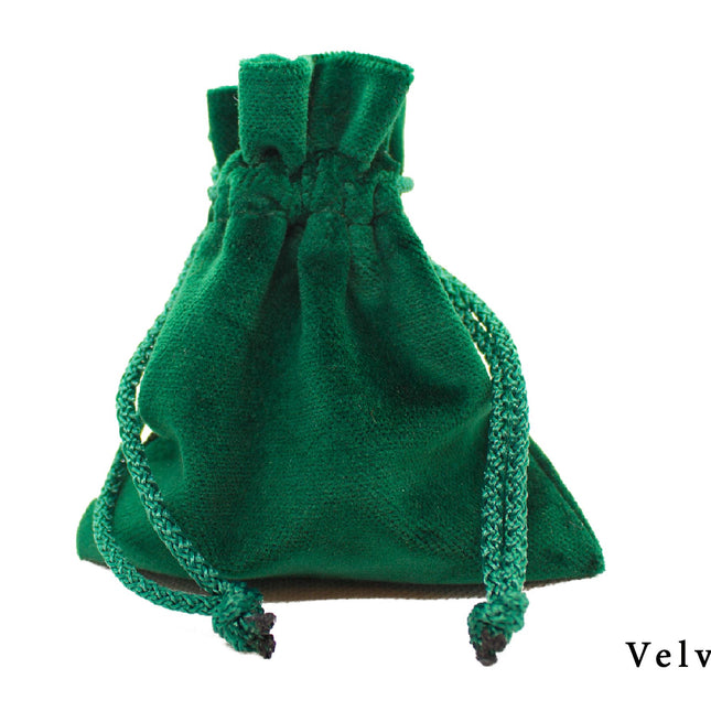 Green Velvet Pouch
