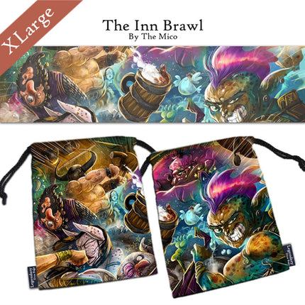 Extra Large "The Inn Brawl" Dice Bag