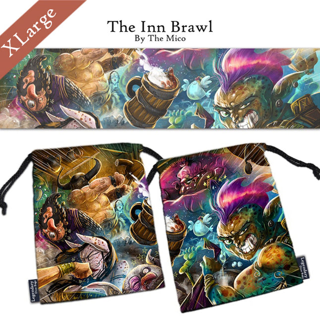 Extra Large "The Inn Brawl" Dice Bag