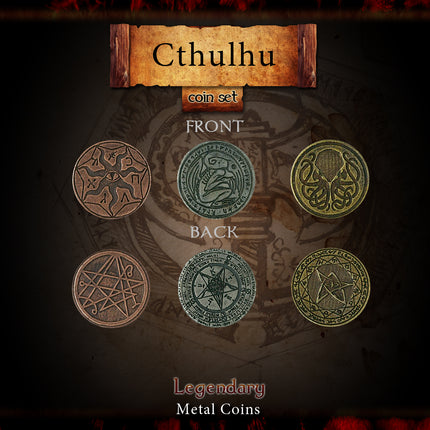 Cthulhu Set-Legendary Metal Coins