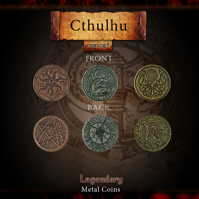 Cthulhu Set-Legendary Metal Coins