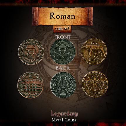 Roman Set-Legendary Metal Coins