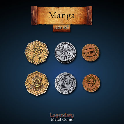 Manga Coin Set