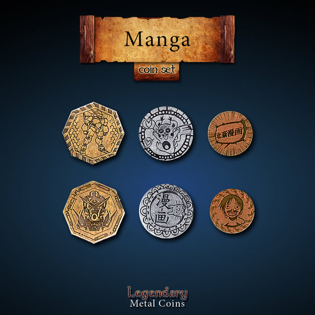 Manga Coin Set