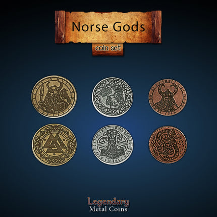 Norse Gods Coin Set