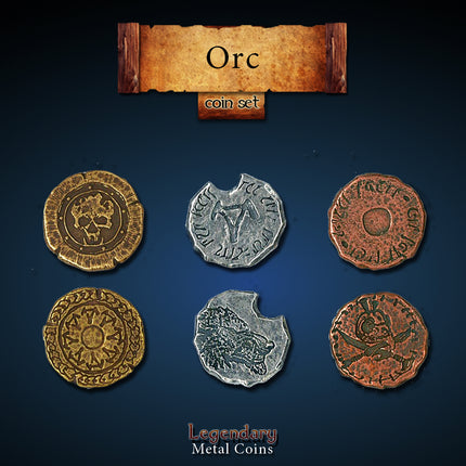 Orc Set -Legendary Metal Coins