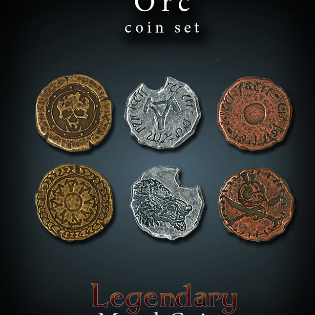 Orc Set -Legendary Metal Coins