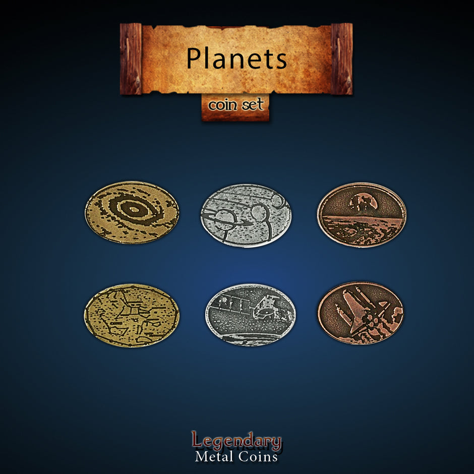 Planets Coin Set – Drawlab Entertainment