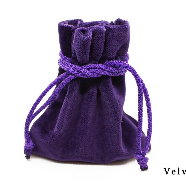 Purple Velvet Pouch