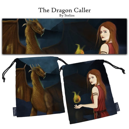 Extra Large "The Dragon Caller" Dice Bag