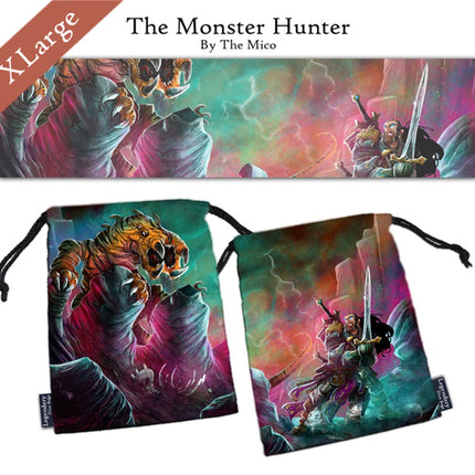 Extra Large "The Monster Hunter" Dice Bag