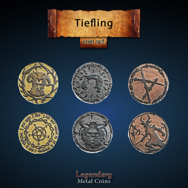 Tiefling Coin Set