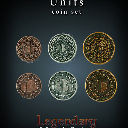 Unit Set-Legendary Metal Coins